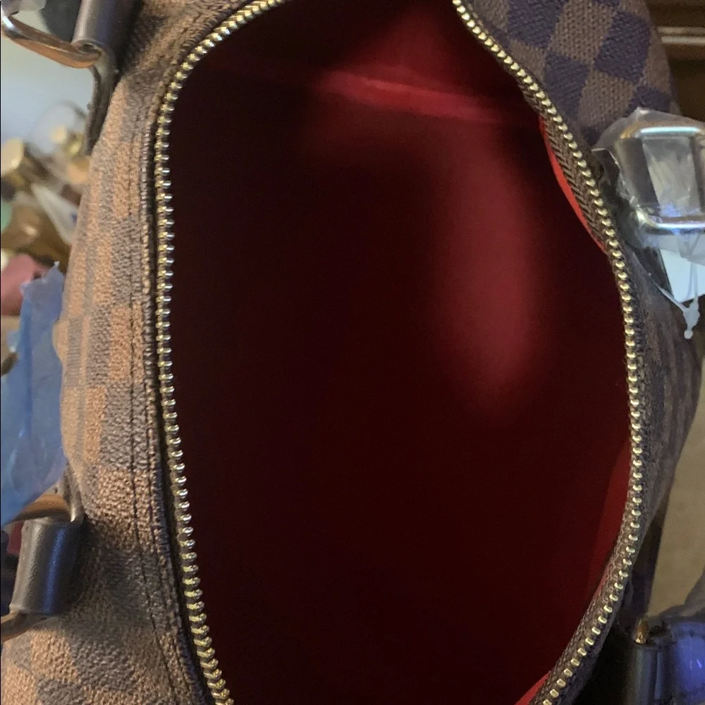 Checkered Brown Tote Bag - Picture 14 of 17